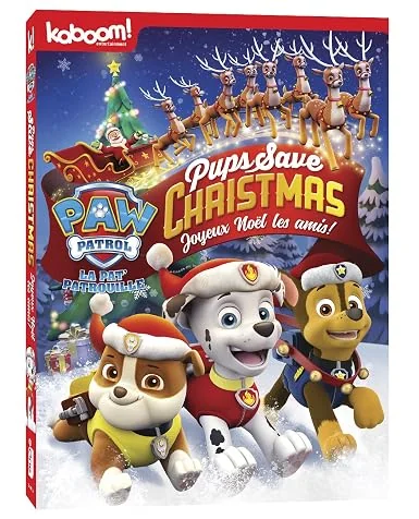 Paw Patrol: Pups Save Christmas DVD Cover